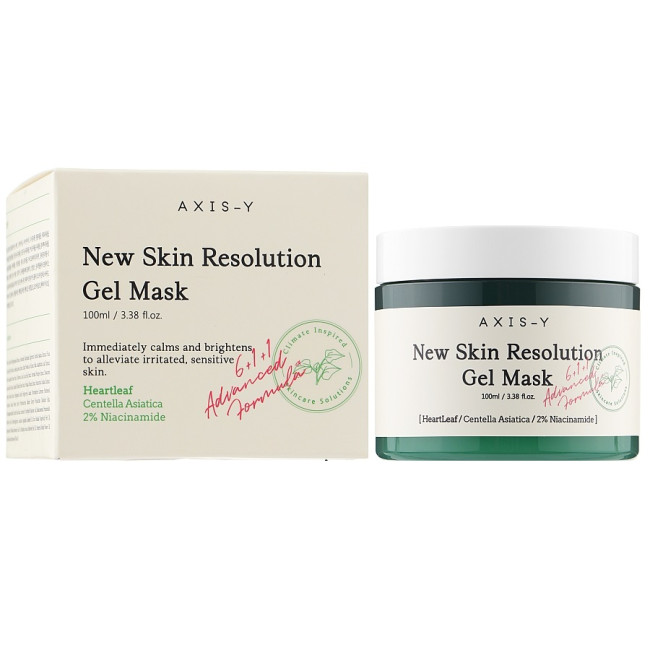 Маска AXIS-Y New Skin Resolution Gel Mask 100ml, фото 3 Маска AXIS-Y New Skin Resolution Gel Mask 100ml, фото 3